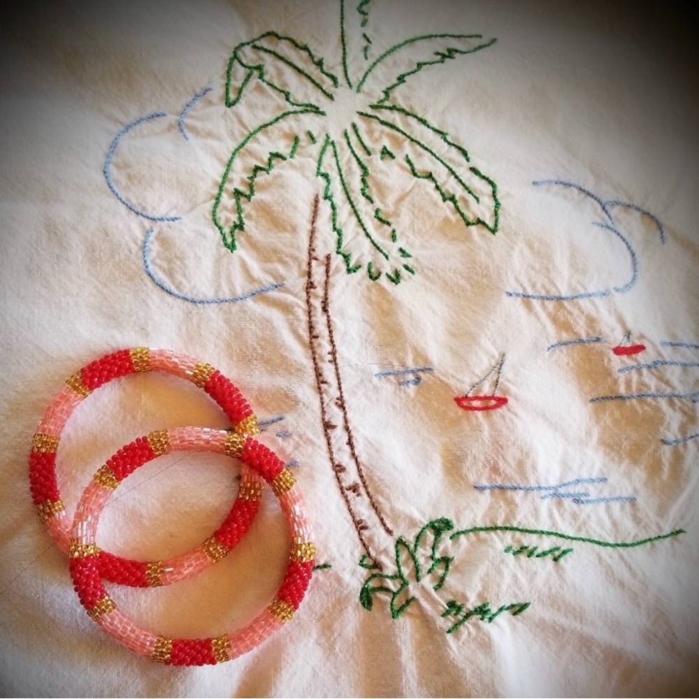 NWOT Boho Beaded Roll On Bracelets